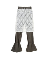 Tailored Trousers With Laced Skirt-rokh-Forget-me-nots Online Store