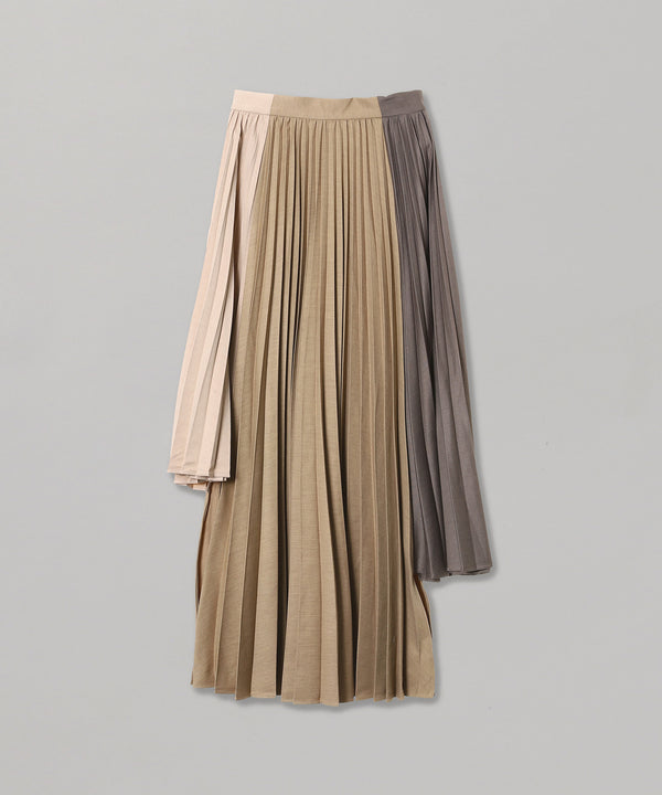 Triple Pleated Skirt-rokh-Forget-me-nots Online Store