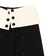 Flap Detailed Mini Skirt-rokh-Forget-me-nots Online Store