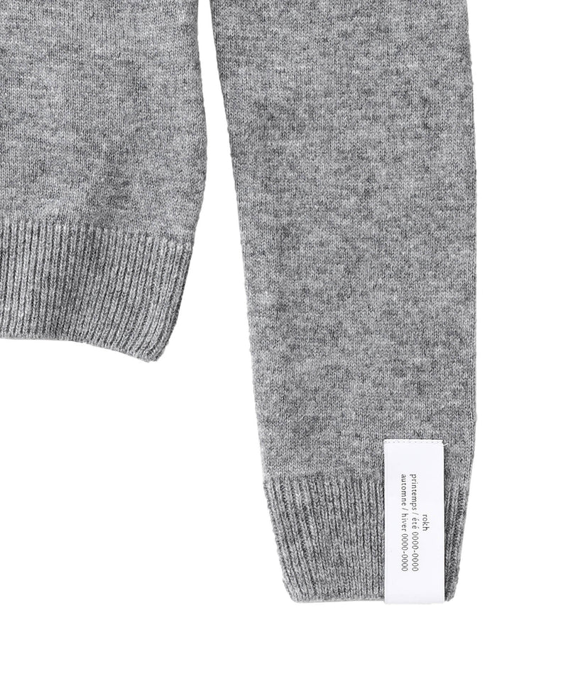 Asymmetric Neck Cardigan-rokh-Forget-me-nots Online Store