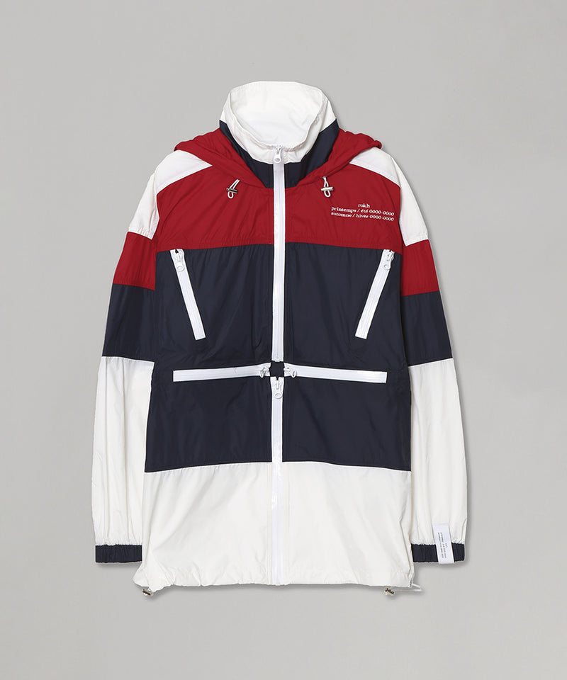 ＜Archive Sale＞Multi Zip Windbreaker Jacket-rokh-Forget-me-nots Online Store