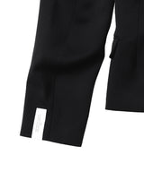 Asymmeric Collar Blazer-rokh-Forget-me-nots Online Store