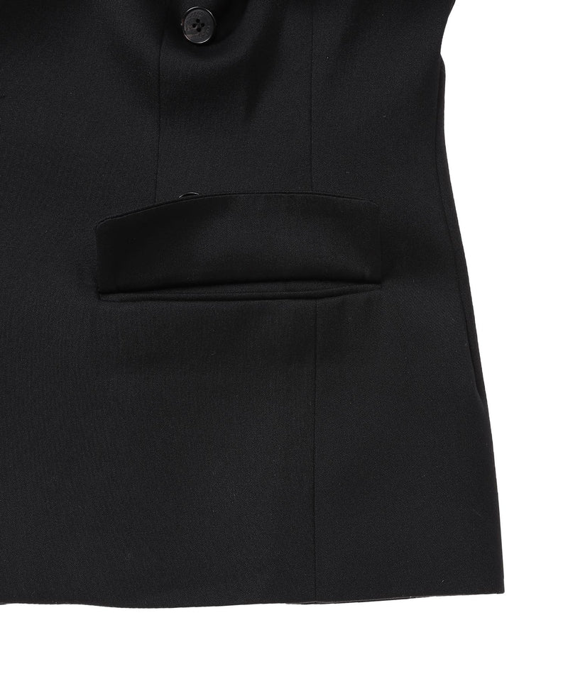 Asymmeric Collar Blazer-rokh-Forget-me-nots Online Store