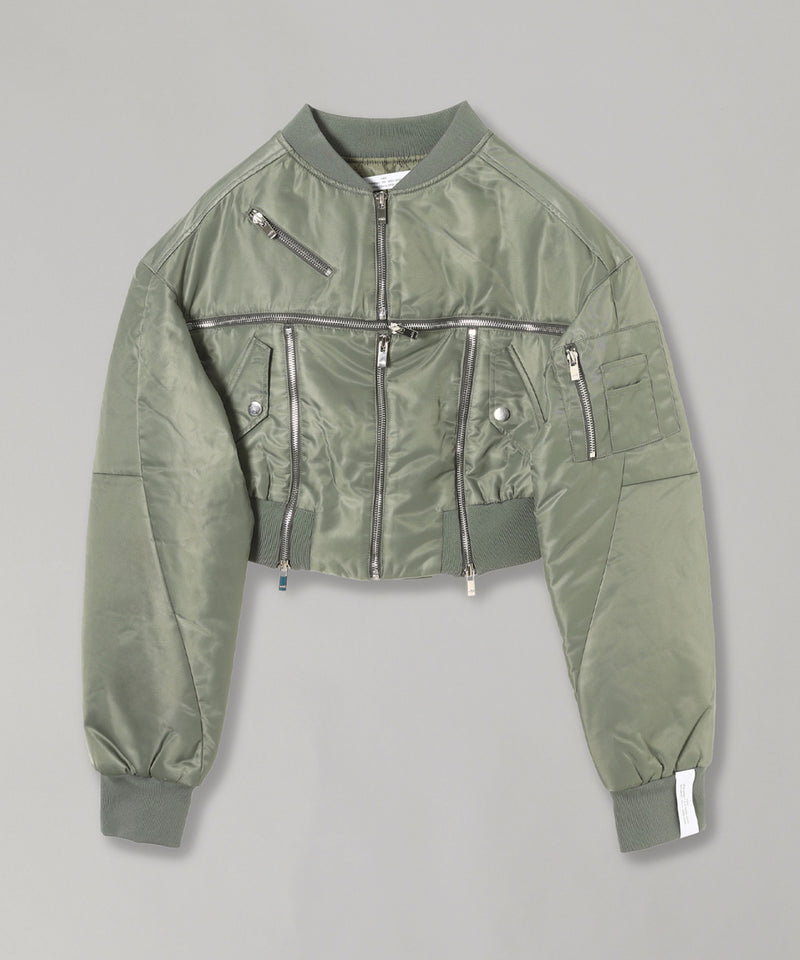 Broken Bomber Jacket-rokh-Forget-me-nots Online Store