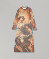 Renaissance Printed Jersey Dress-rokh-Forget-me-nots Online Store