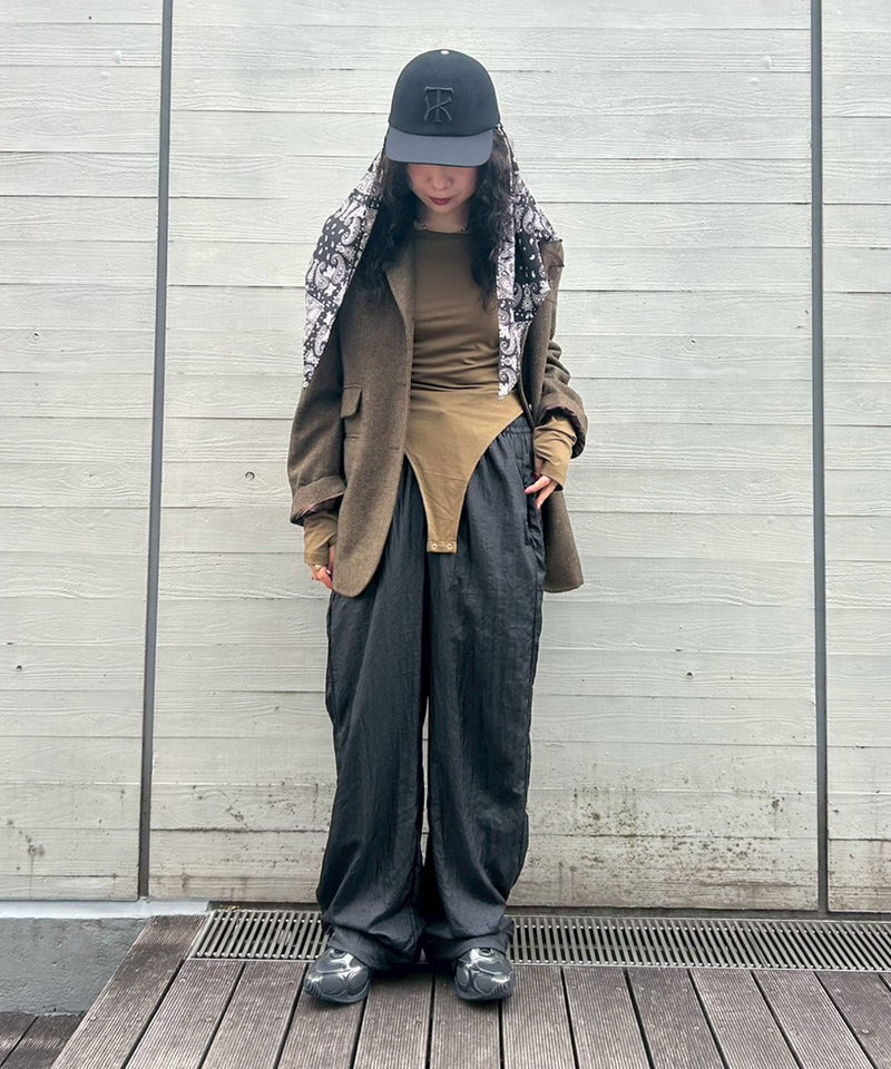 モデル身長：157cm / カラー：Brown / サイズ：M