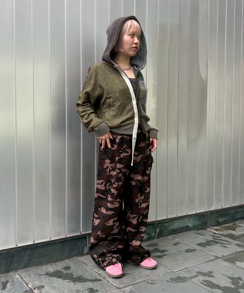 モデル身長：153cm / カラー：Brown / サイズ：S