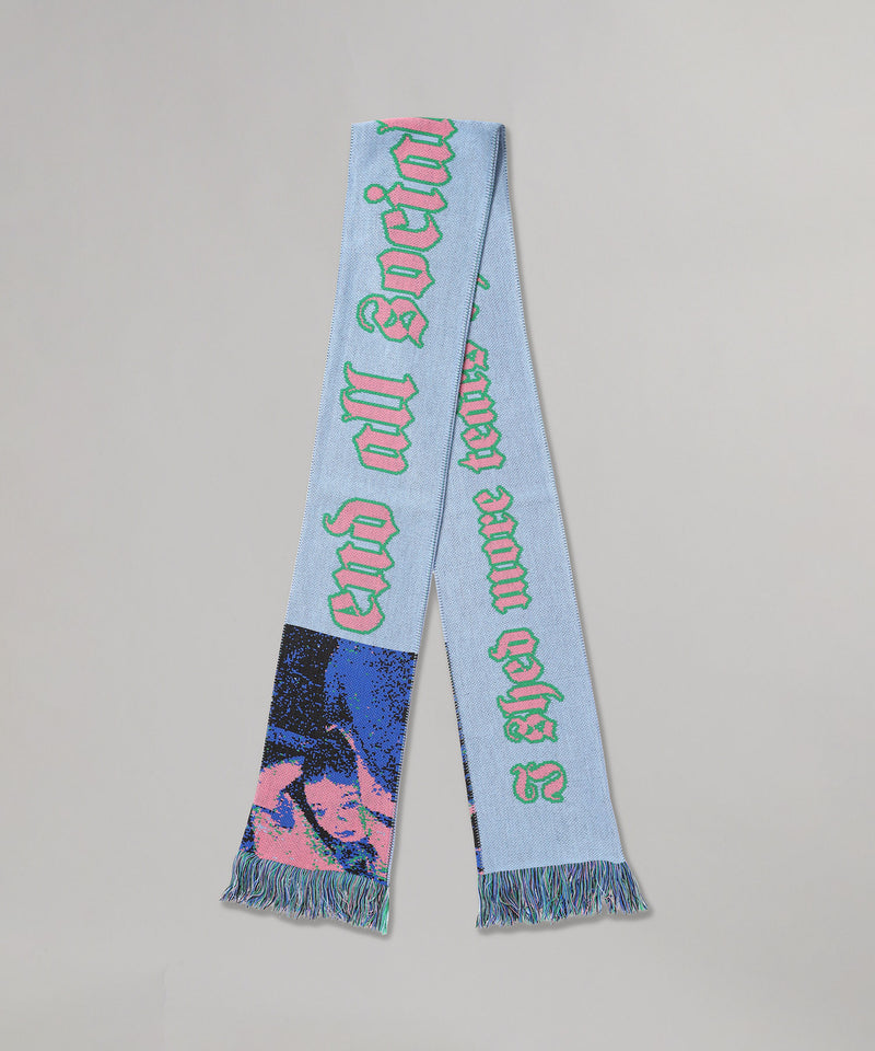 Social Equality Scarf-MONTMARTRE NEW YORK-Forget-me-nots Online Store