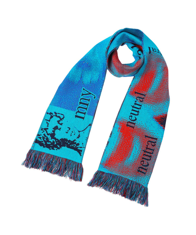 Neutral Lips Scarf-MONTMARTRE NEW YORK-Forget-me-nots Online Store