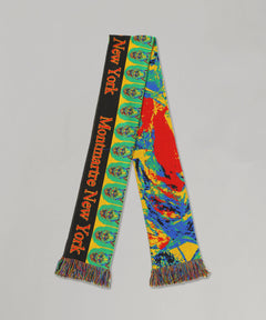 De Kooning Scarf-MONTMARTRE NEW YORK-Forget-me-nots Online Store