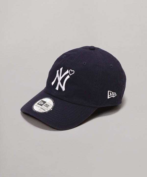 Yankees Heart Embroidery Cap-BASICKS-Forget-me-nots Online Store