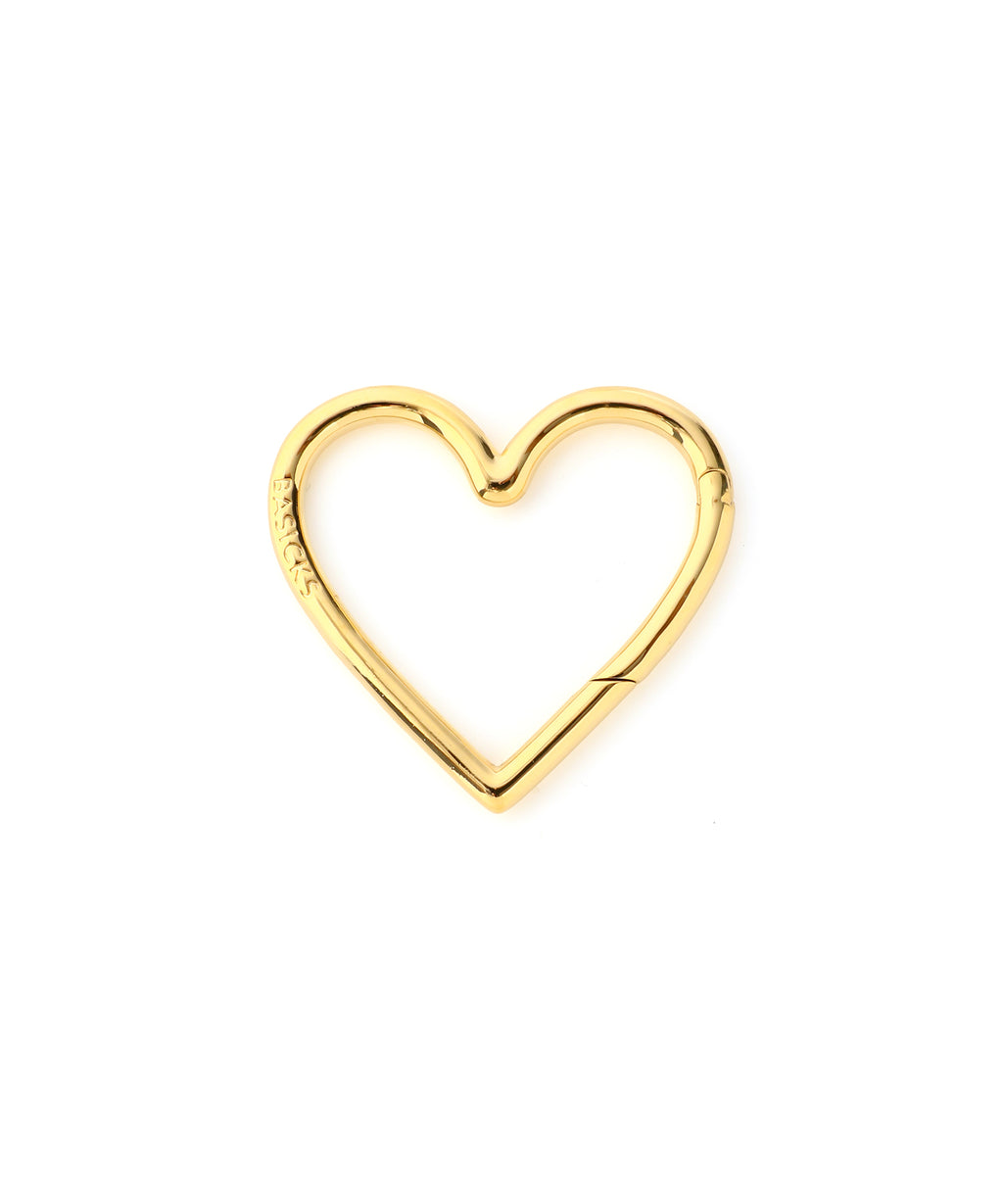 Gold Plating Heart Carbiner