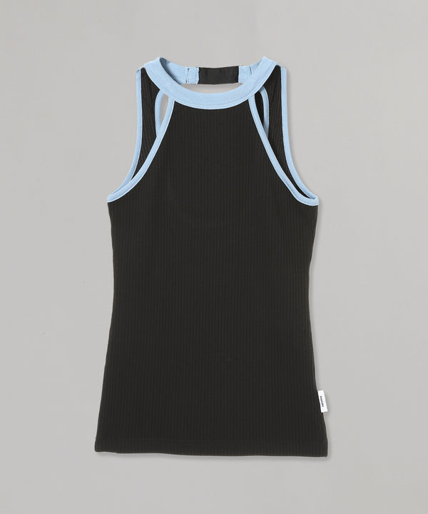Ring Belted Tank-Top-BASICKS-Forget-me-nots Online Store