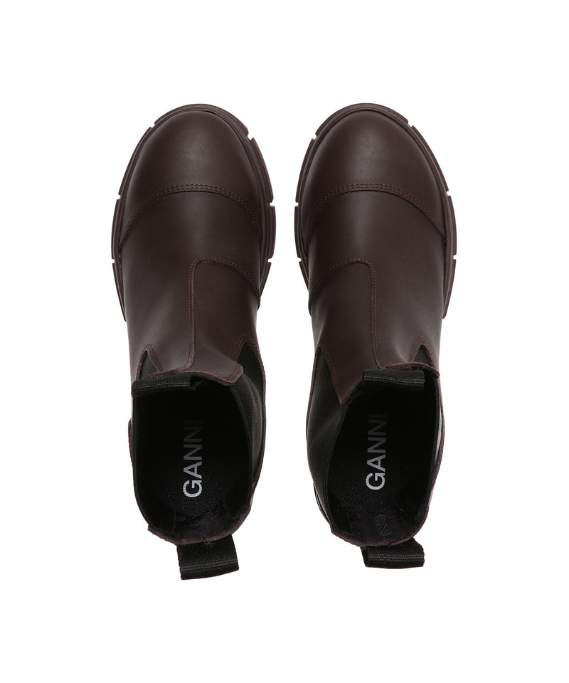 Recycled Rubber Heeled City Boot-GANNI-Forget-me-nots Online Store