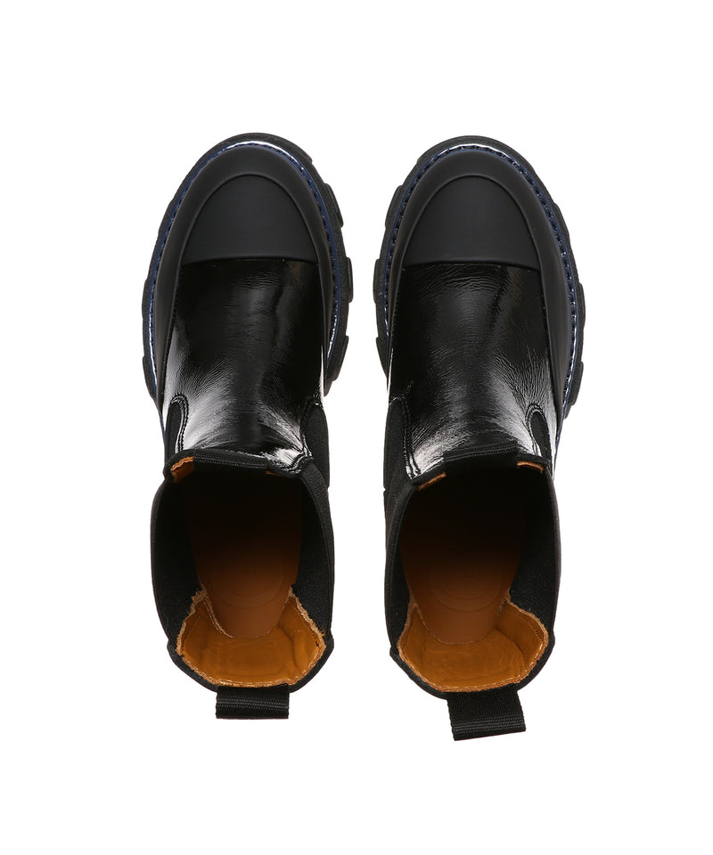 Cleated Mid Chelsea Boot Trans-GANNI-Forget-me-nots Online Store