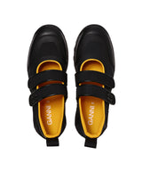 Performance Velcro Mary Jane Ballerina-GANNI-Forget-me-nots Online Store