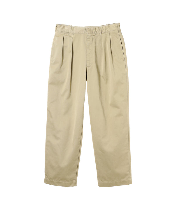 Double Pleat Chino Pants-nanamica-Forget-me-nots Online Store