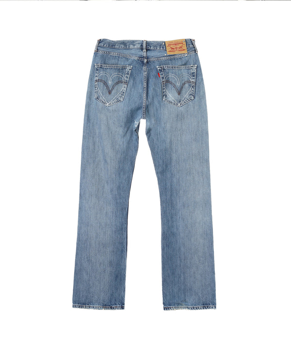 Vintage Levis Heart Pocket Damage Denim-BASICKS-Forget-me-nots Online Store