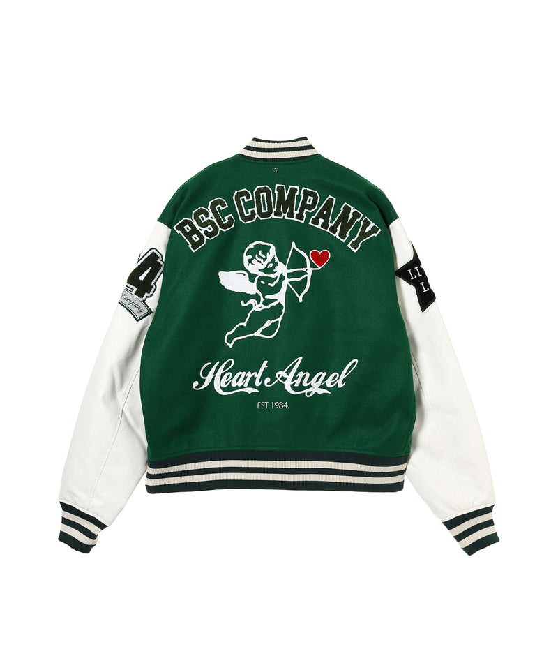 Vintage Style Varsity Jacket-BASICKS-Forget-me-nots Online Store