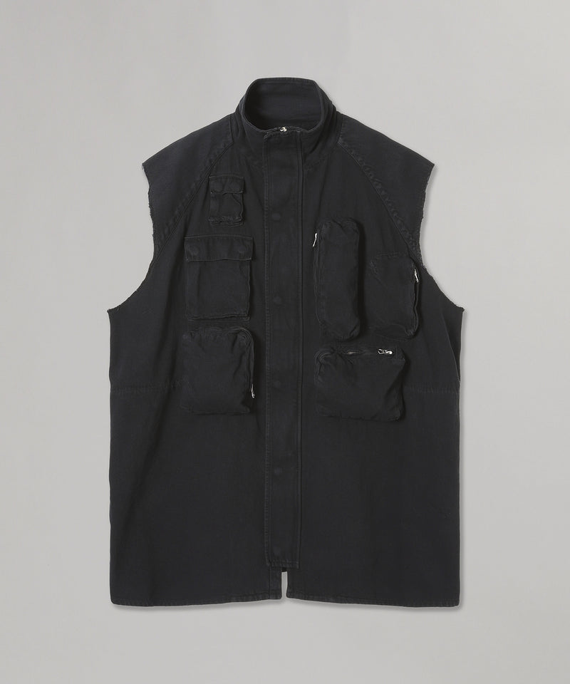 マルジェラ　MM6 タケシードワンピース　ジレ　ブラック　古着　マタニティ Midi Dress｜エムエム6メゾンマルジェラ(MM6 Maison Margiela)｜Forget