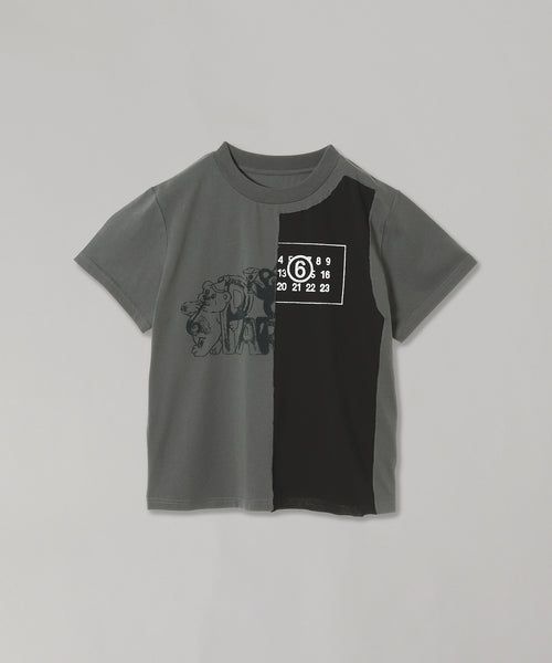 Party Bear & Numeric Cotton T-Shirt-MM6 Maison Margiela-Forget-me-nots Online Store