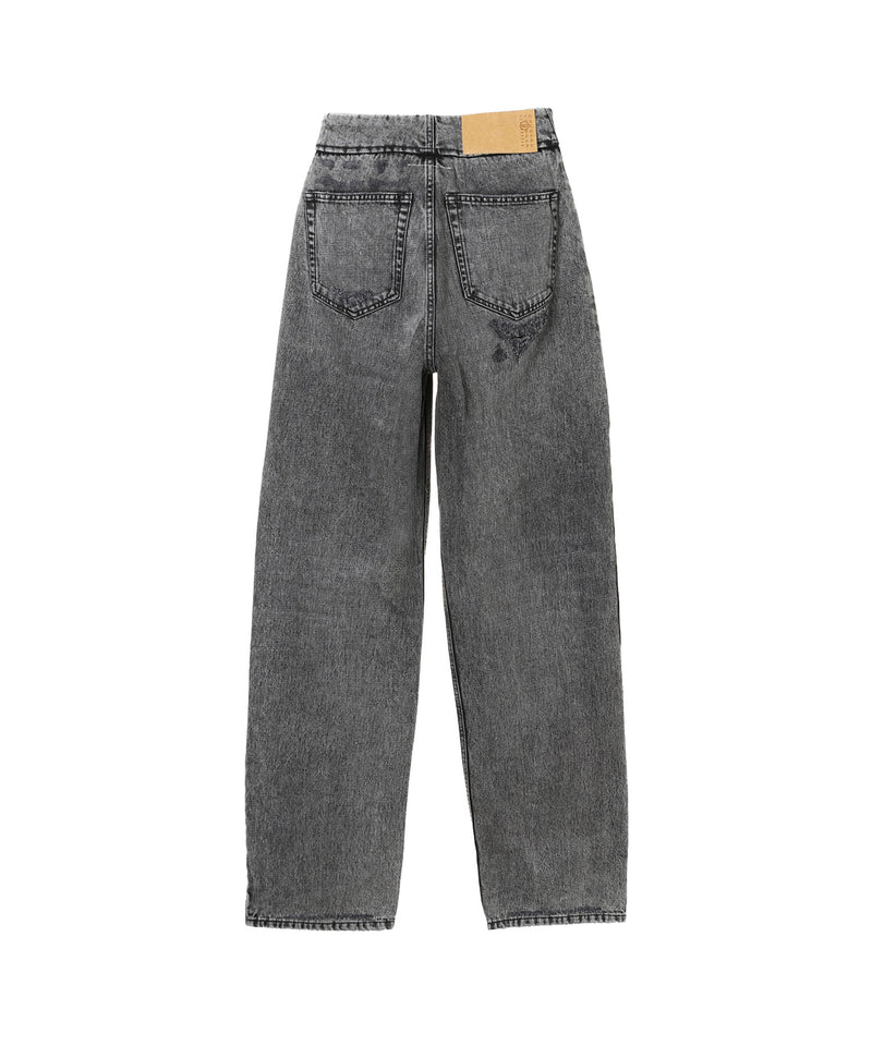 Black Denim Trousers-MM6 Maison Margiela-Forget-me-nots Online Store