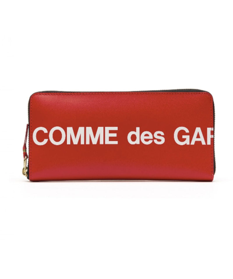 二つ折りzip長財布(Huge Logo)-Comme des Garçons Wallet-Forget-me-nots Online Store