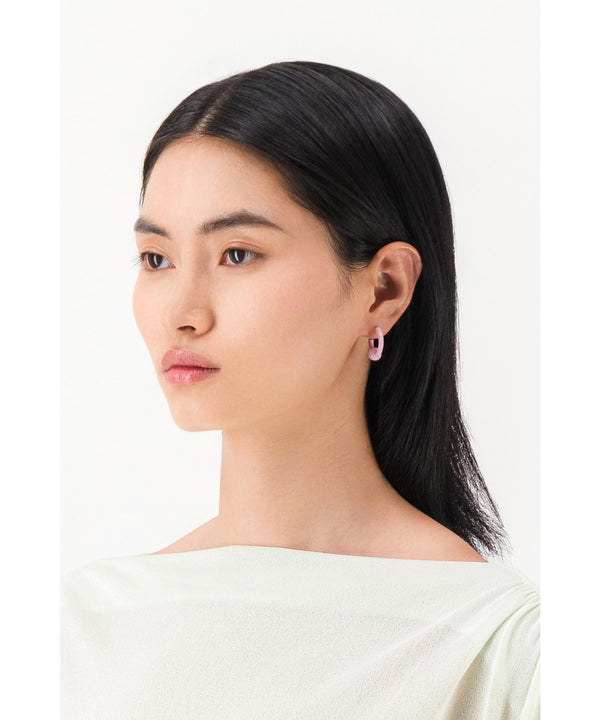 Sam Pink Earrings-JUSTINE CLENQUET-Forget-me-nots Online Store