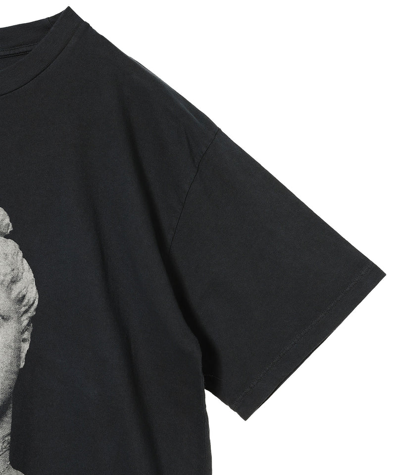 Aged Statue Ss Tee-Aries-Forget-me-nots Online Store