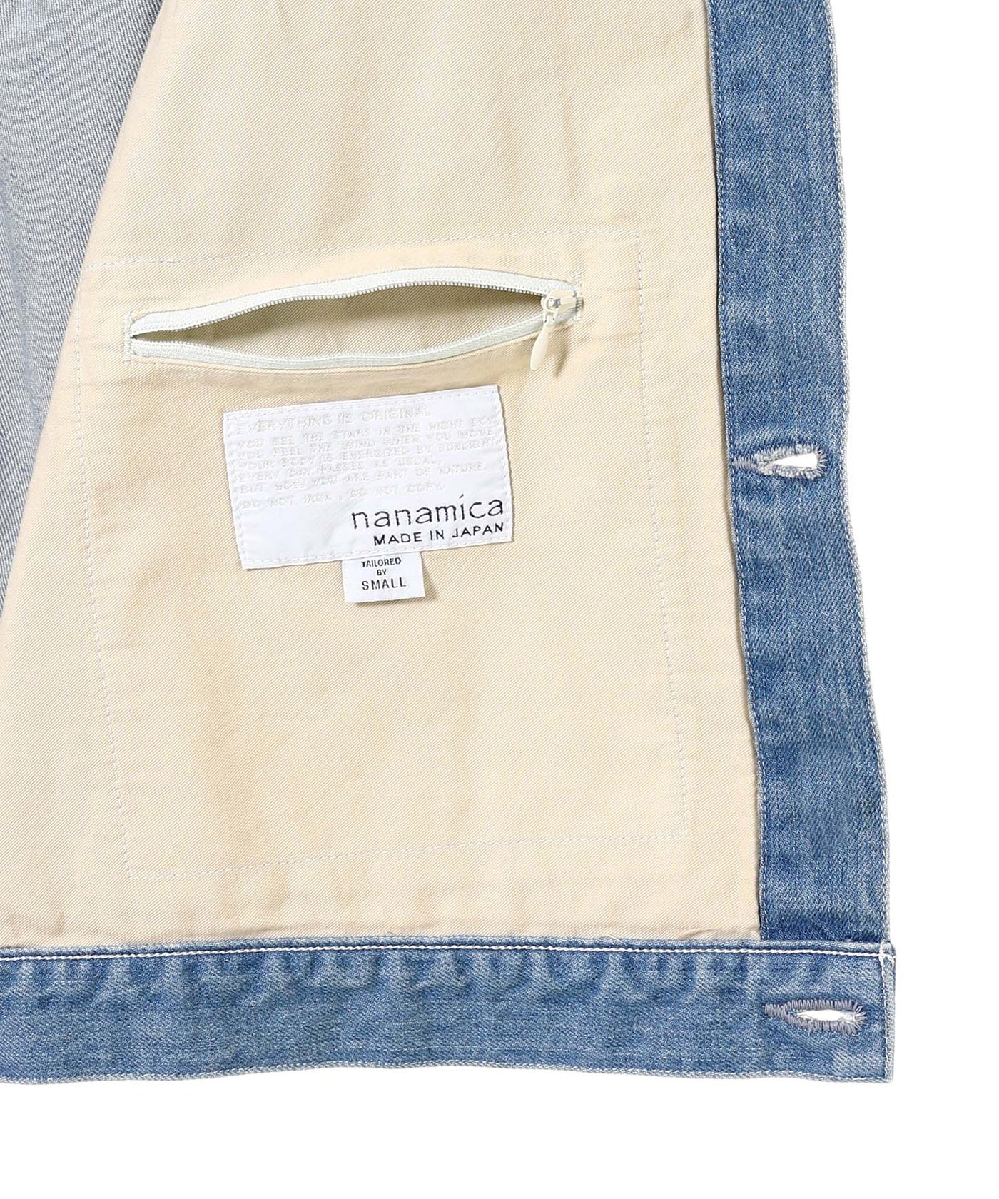 nanamica(ナナミカ)｜Short Denim Jacket(ショートデニム