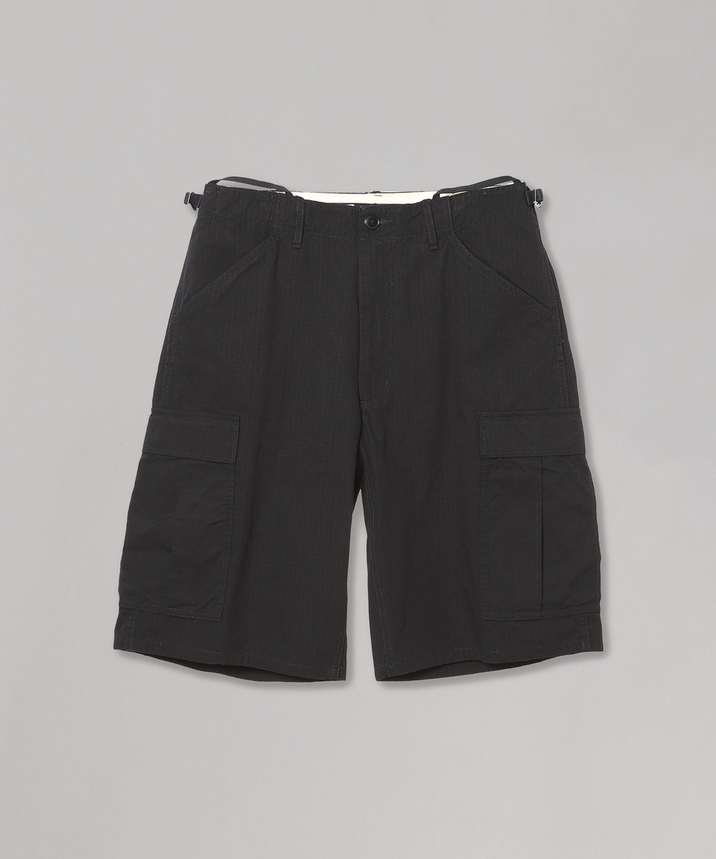 Namacheko 21ss Krokus Flap Shorts ショーツ　黒 MOMOHIKI SHORTS - HB - BLACK | Prospective Flow | Japanese