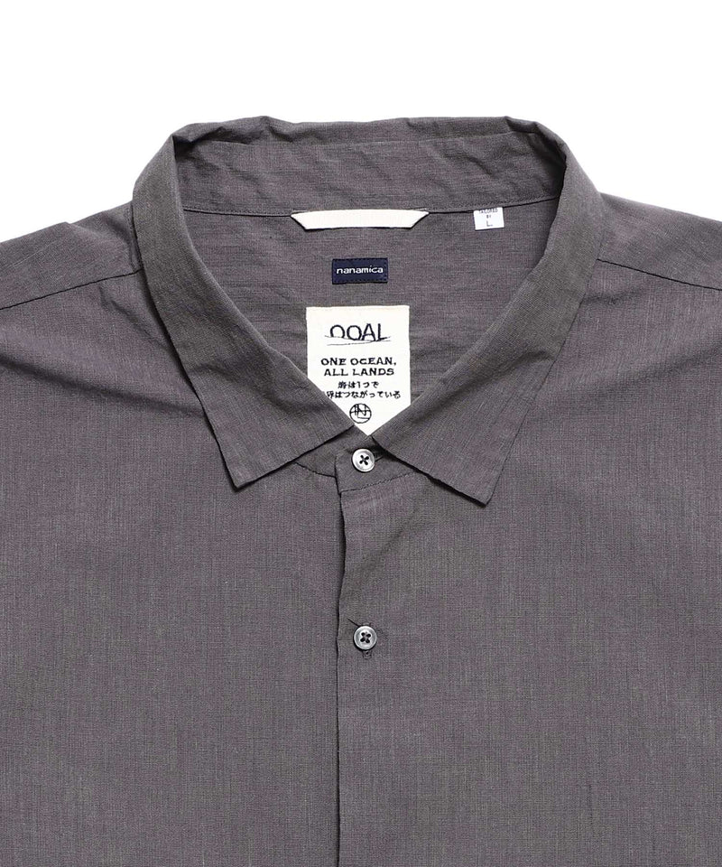 Ooal L/S Wind Shirt-nanamica-Forget-me-nots Online Store