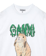 T-Shirt Bunny-GANNI-Forget-me-nots Online Store