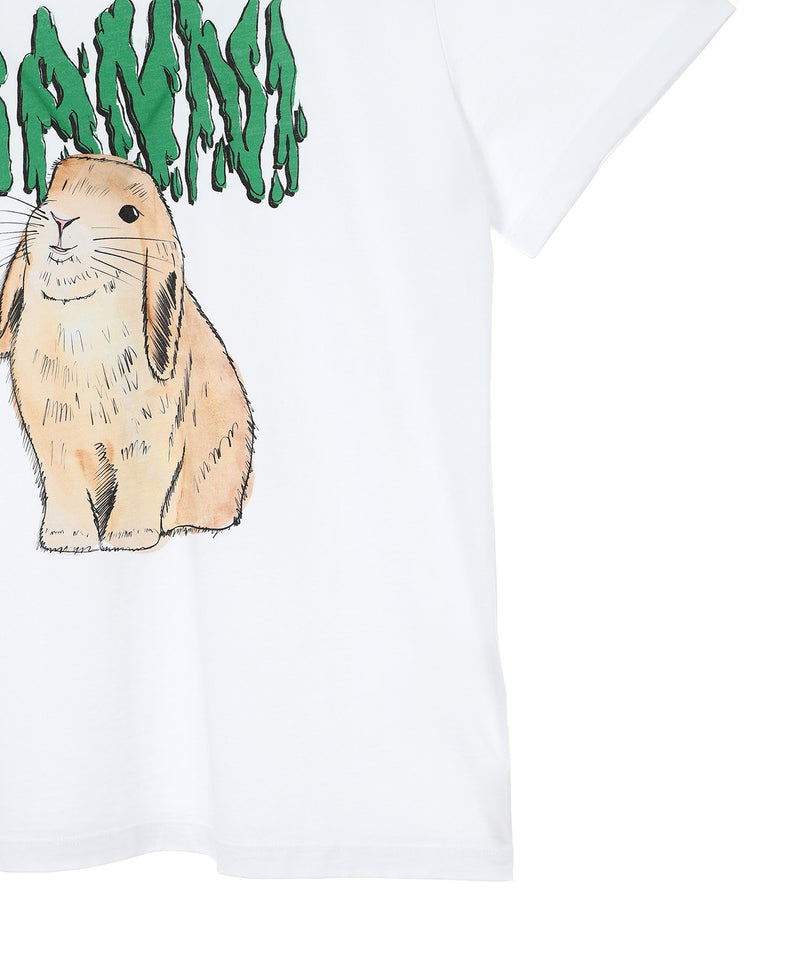 T-Shirt Bunny-GANNI-Forget-me-nots Online Store