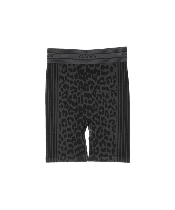Seamless Jacquard Shorts-GANNI-Forget-me-nots Online Store