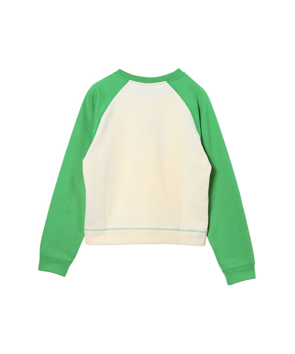 Isoli Raglan Contrast Sleeve Sweatshirt-GANNI-Forget-me-nots Online Store