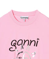 Basic Jersey Sun Relaxed T-Shirt-GANNI-Forget-me-nots Online Store