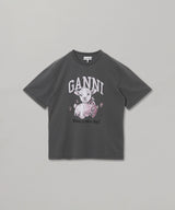 Future Heavy Jersey Lamb Short Sleeve T-Shirt-GANNI-Forget-me-nots Online Store