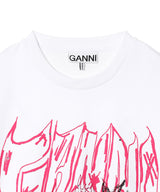 Basic Jersey Elements Relaxed T-Shirt-GANNI-Forget-me-nots Online Store