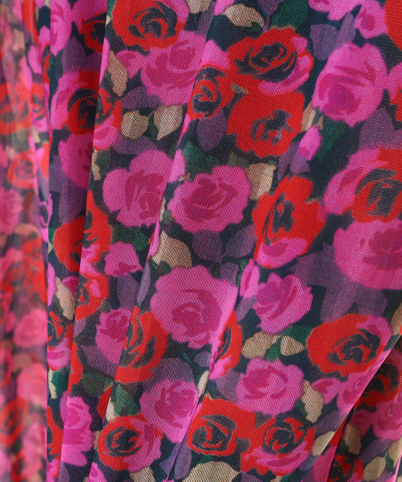 ガニー(GANNI)｜Printed Mesh Long Sleeve Rollneck｜スニーカー