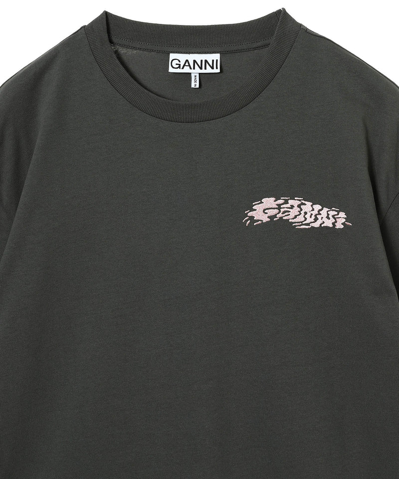 Future Heavy Loveclub Long Sleeve T-Shirt-GANNI-Forget-me-nots Online Store