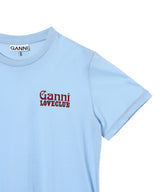 Thin Jersey Loveclub Relaxed T-Shirt-GANNI-Forget-me-nots Online Store