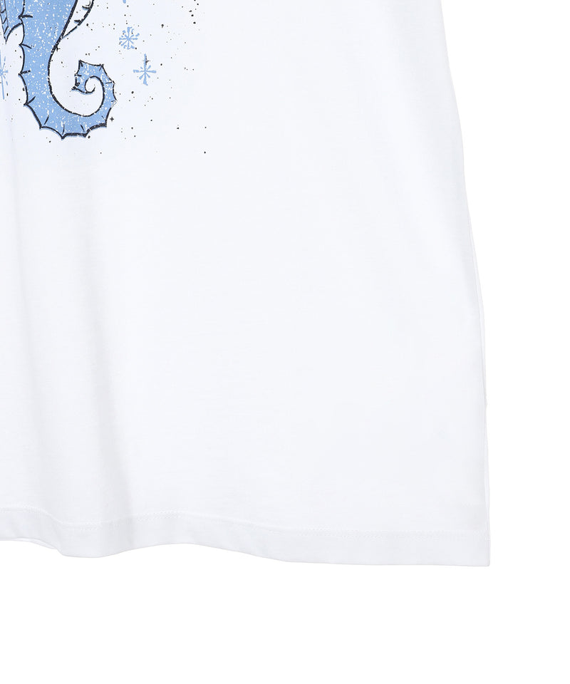 Basic Jersey Seahorse Relaxed T-Shirt-GANNI-Forget-me-nots Online Store