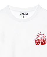 Thin Jersey Gogo Relaxed T-Shirt-GANNI-Forget-me-nots Online Store