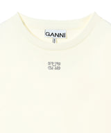 Basic Jersey Rhinestone Relaxed T-Shirt-GANNI-Forget-me-nots Online Store