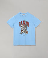 Basic Jersey Tiger Relaxed T-Shirt-GANNI-Forget-me-nots Online Store