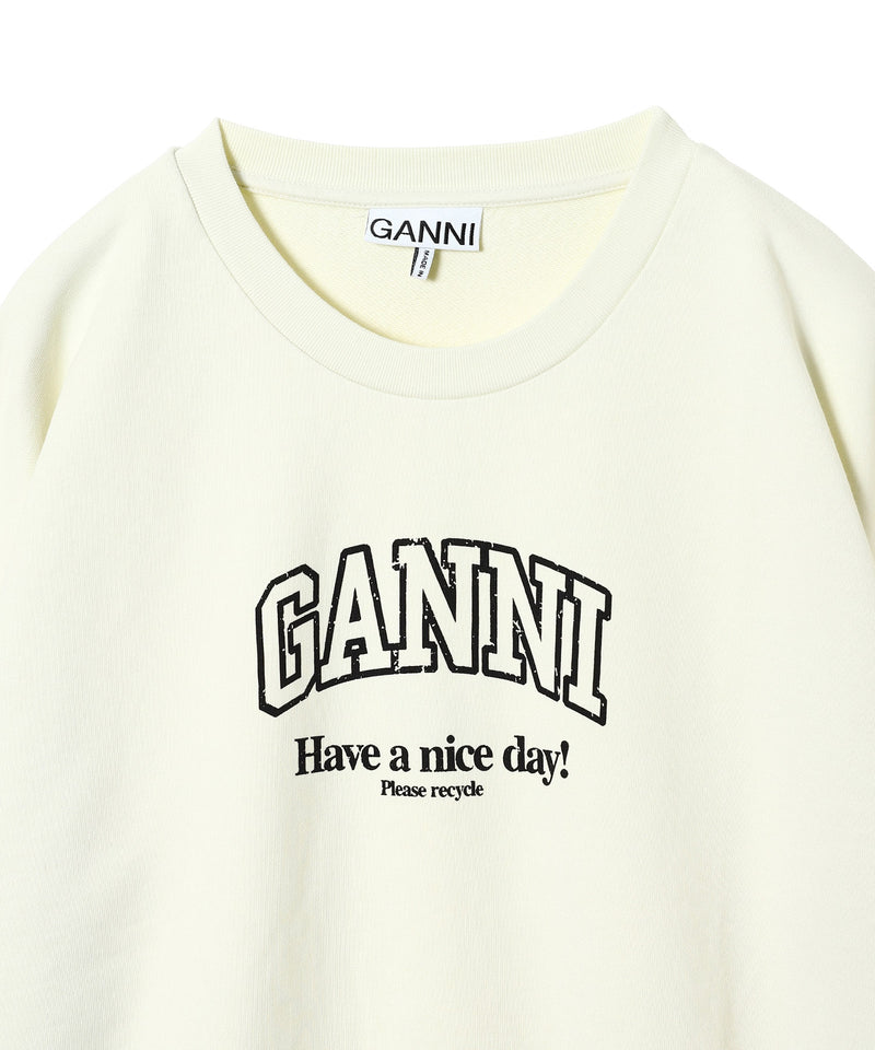 Isoli Ganni Oversized Sweatshirt-GANNI-Forget-me-nots Online Store