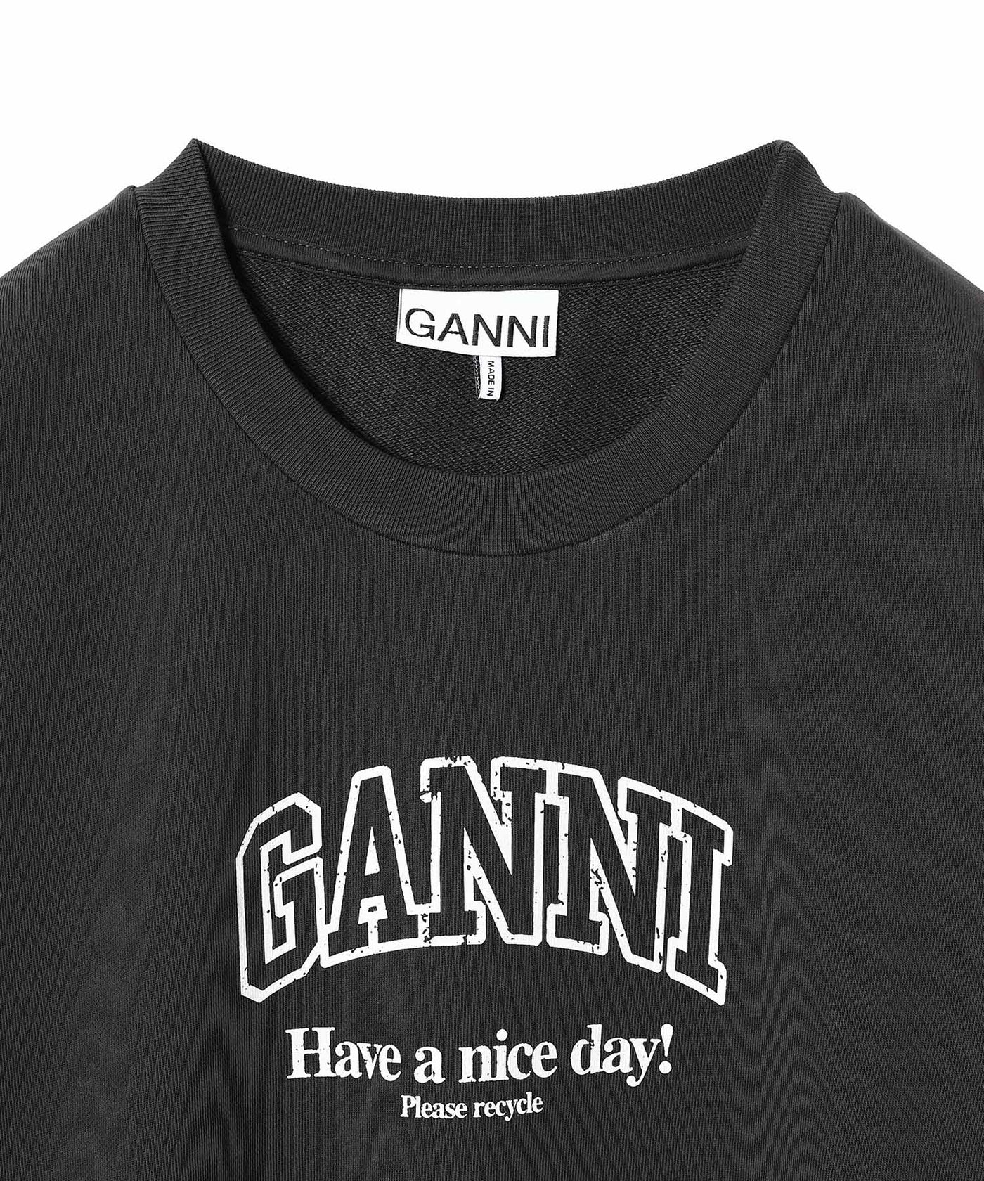 ガニー(GANNI)｜Isoli Ganni Oversized Sweatshirt -  242254003038｜スニーカー・ファッションのForget-me-nots