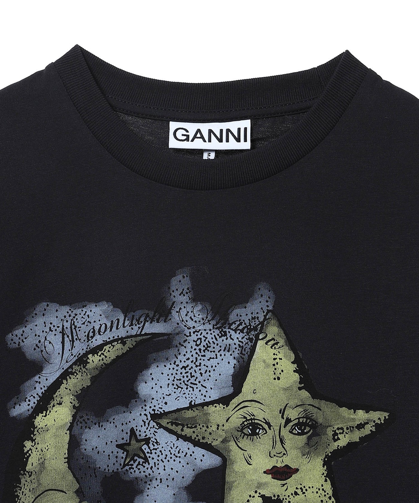 ガニー(GANNI)｜Basic Jersey Moonlight Relaxed T-Shirt
