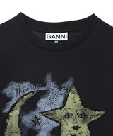 Basic Jersey Moonlight Relaxed T-Shirt-GANNI-Forget-me-nots Online Store